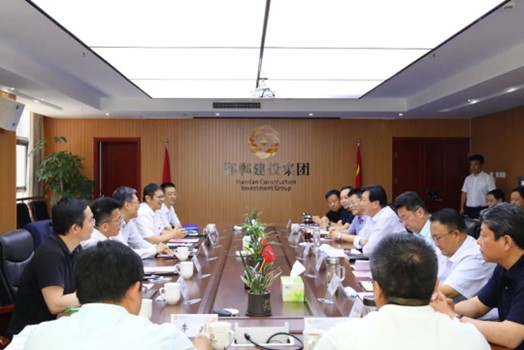 中石油天然氣銷售河北公司黨委書記、執(zhí)行董事徐文滿一行到邯鄲建投集團調研指導工作